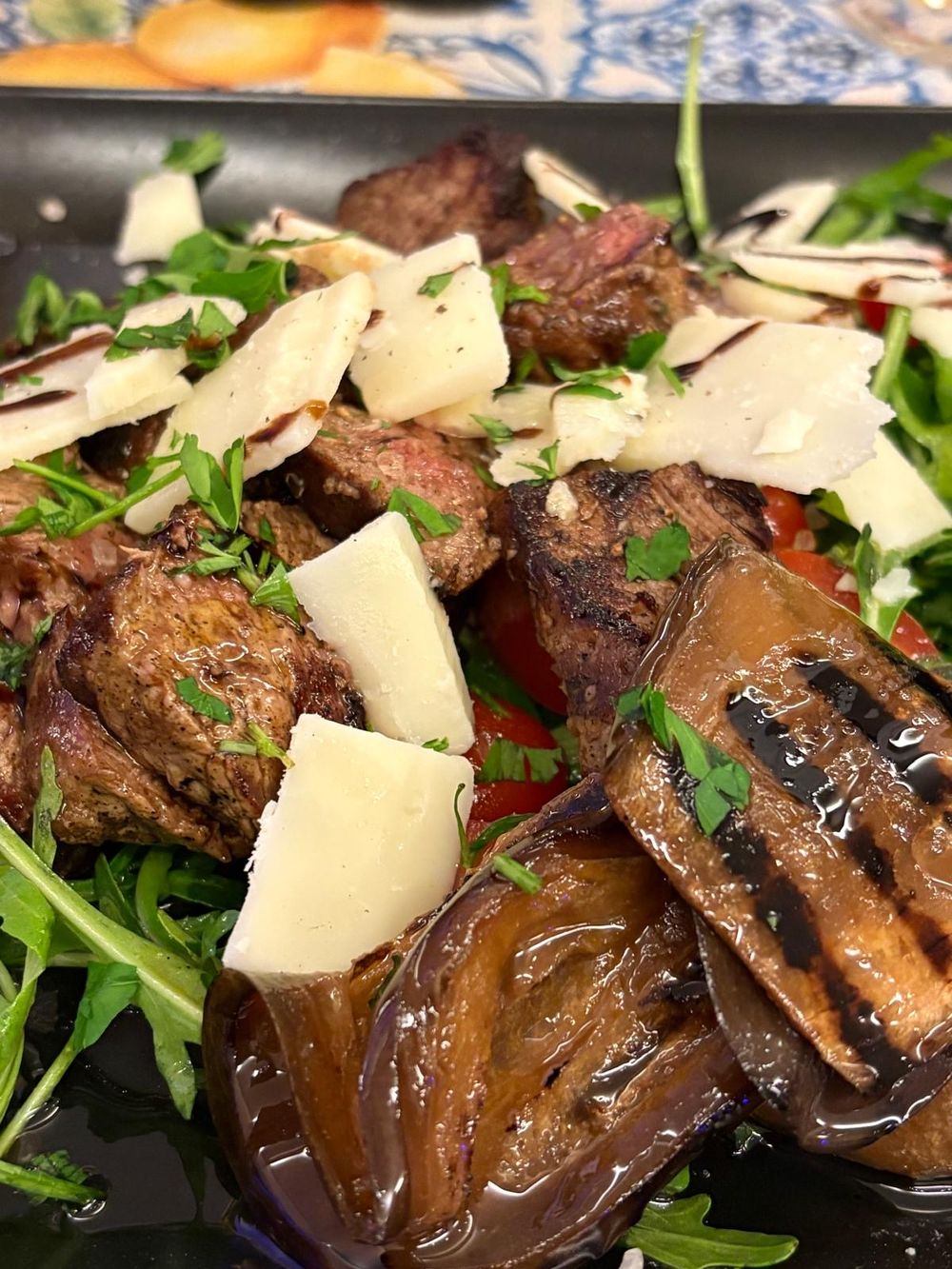 Gegrillte Antipasti-Platte